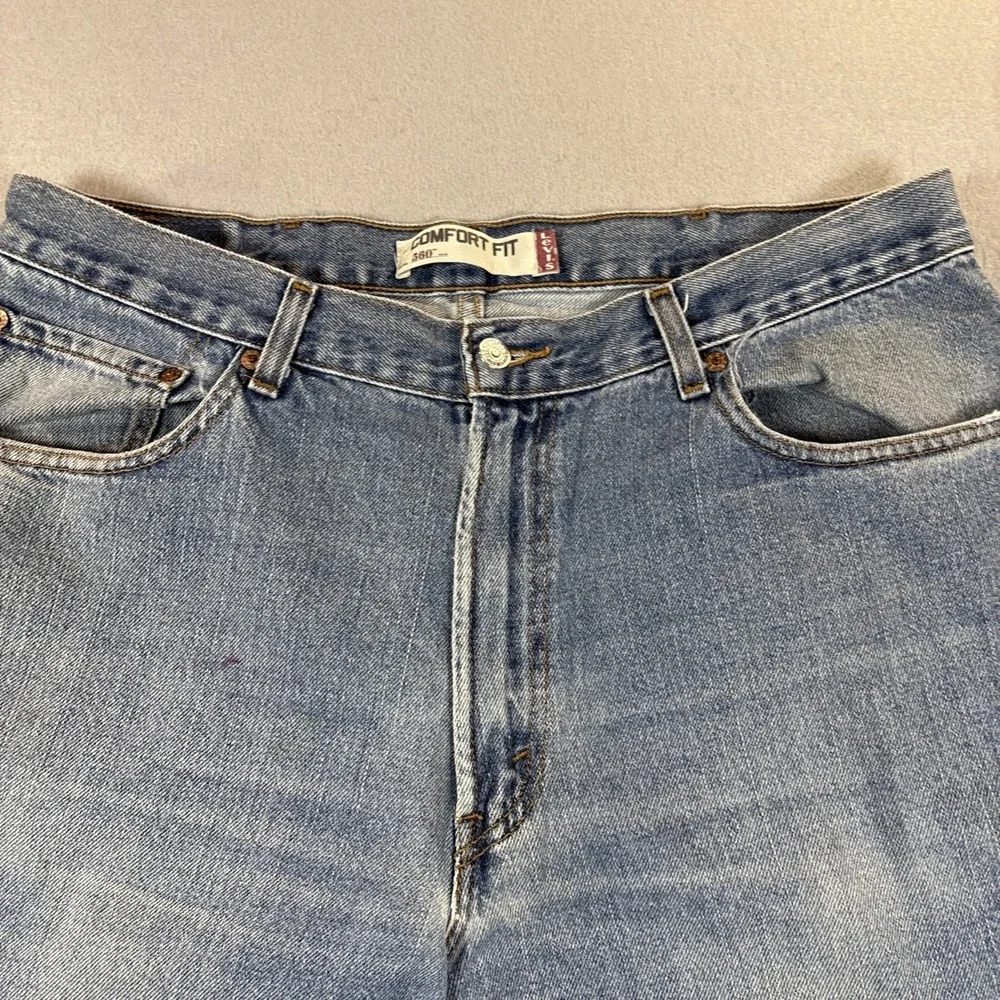 Vtg Y2K‎ Levi's 560 Loose Fit Tapered Leg Jeans Men 38x30 Blue